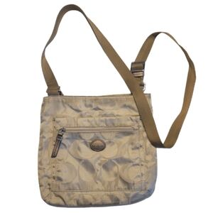 Coach Signature File Getaway crossbody bag